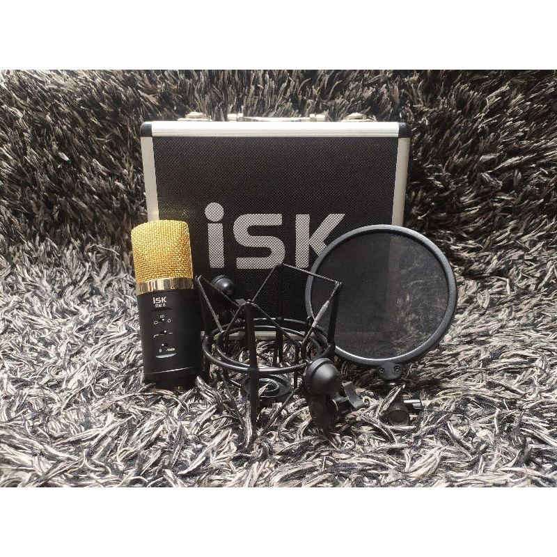 Mic Condenser iSK RM8 RM 8 Focusrite Scarlett Audio Technica