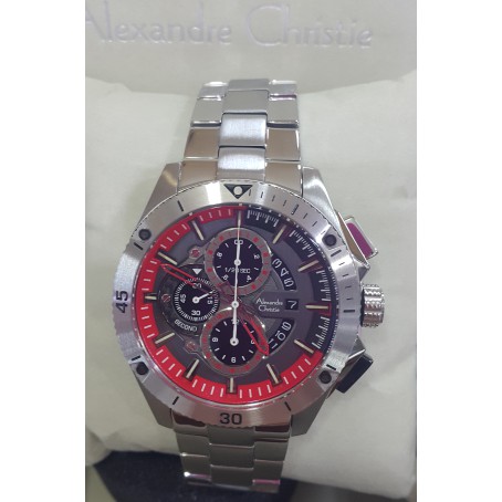 JAM TANGAN PRIA WANITA   ALEXANDRE CHRISTIE AC6465 MC AC 6465 SILVER JAM TANGAN PRIA