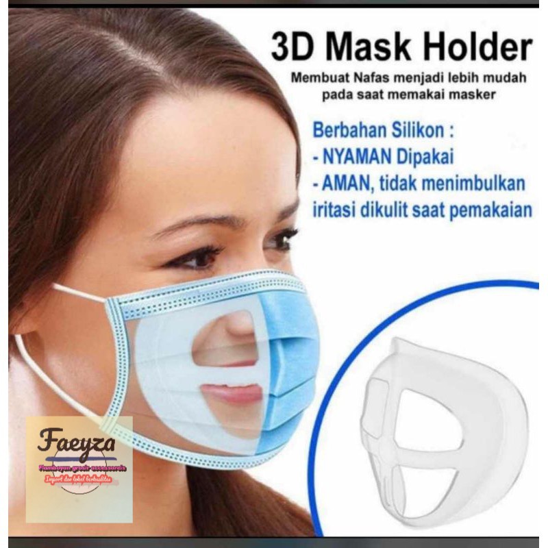 holder masker isi 6 pcs.. bahan silikon