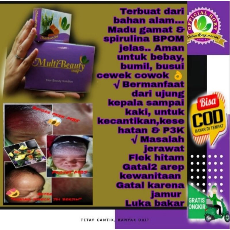 [GRATIS GIFT]MultiBeauty Soap/Reseller Resmi 100%Ori