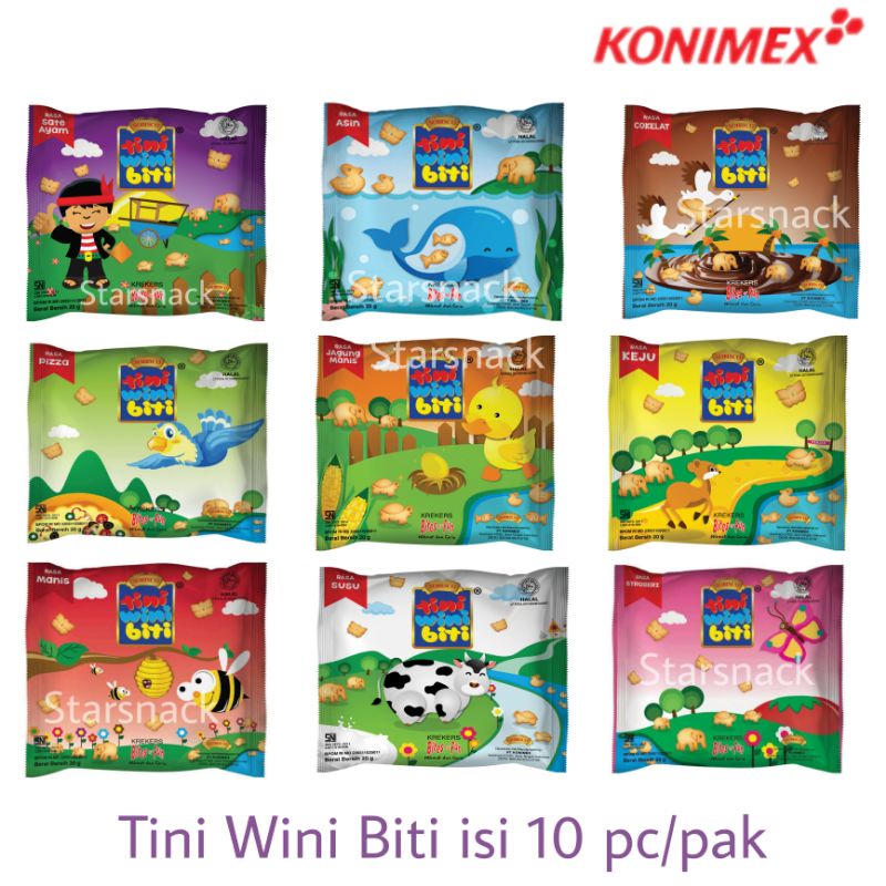 

Tini Wini Biti cookies isi 10sachet/ pak