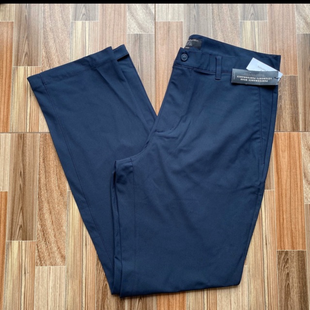 Celana Banana Republic Aiden Hybrid Slimfit Pants Navy Original Chino
