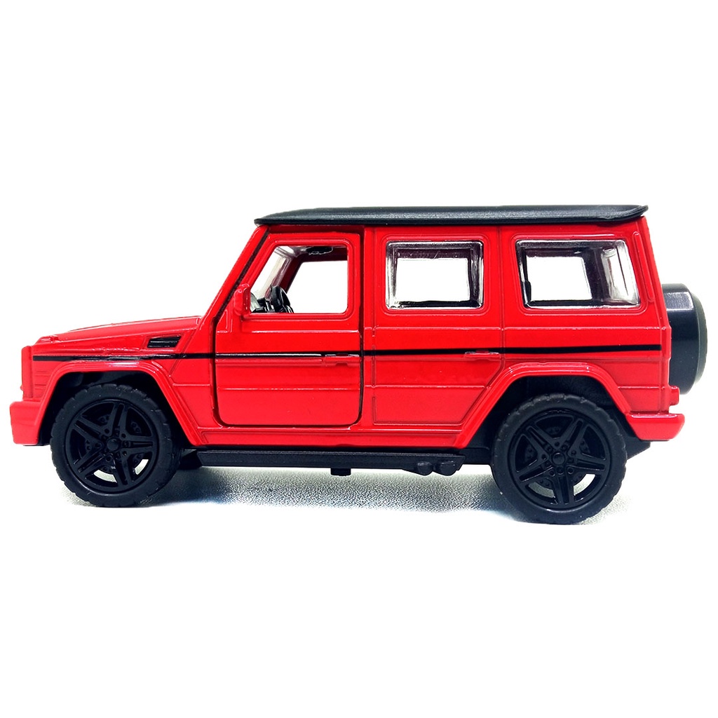 Toy Addict M3rcedes G-Class Offroad Merah Diecast Mainan Mobil Jeep