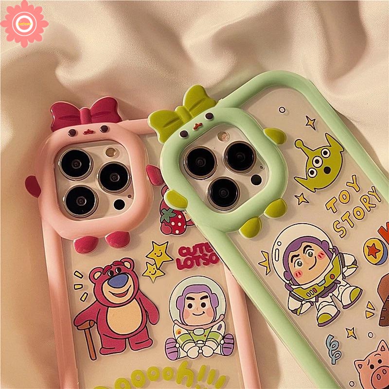 Soft Case TPU Motif Kartun Monster 3D Untuk IPhone 6 6S 7 8 Plus 11 13 12 14 Pro Max XR 14 Plus X XS Max SE 2020 13Pro Max