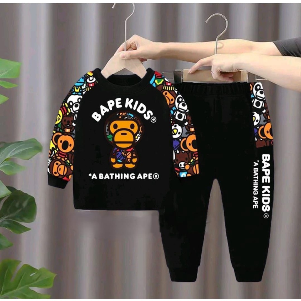 SETELAN SWEATER PAKAIAN ANAK MOTIF BAPER KIDS 1-5 TAHUN BAHAN BABYTERRY LEMBUT TERLARIS/ SETELAN SWEATER PAKAIAN ANAK LAKI LAKI/ SETELAN SWEATER PAKAIAN ANAK PEREMPUAN/ SETELAN SWEATER PAKAIAN ANAK TERBARU/SETELAN SWEATER PAKAIAN ANAK COWO/ COD