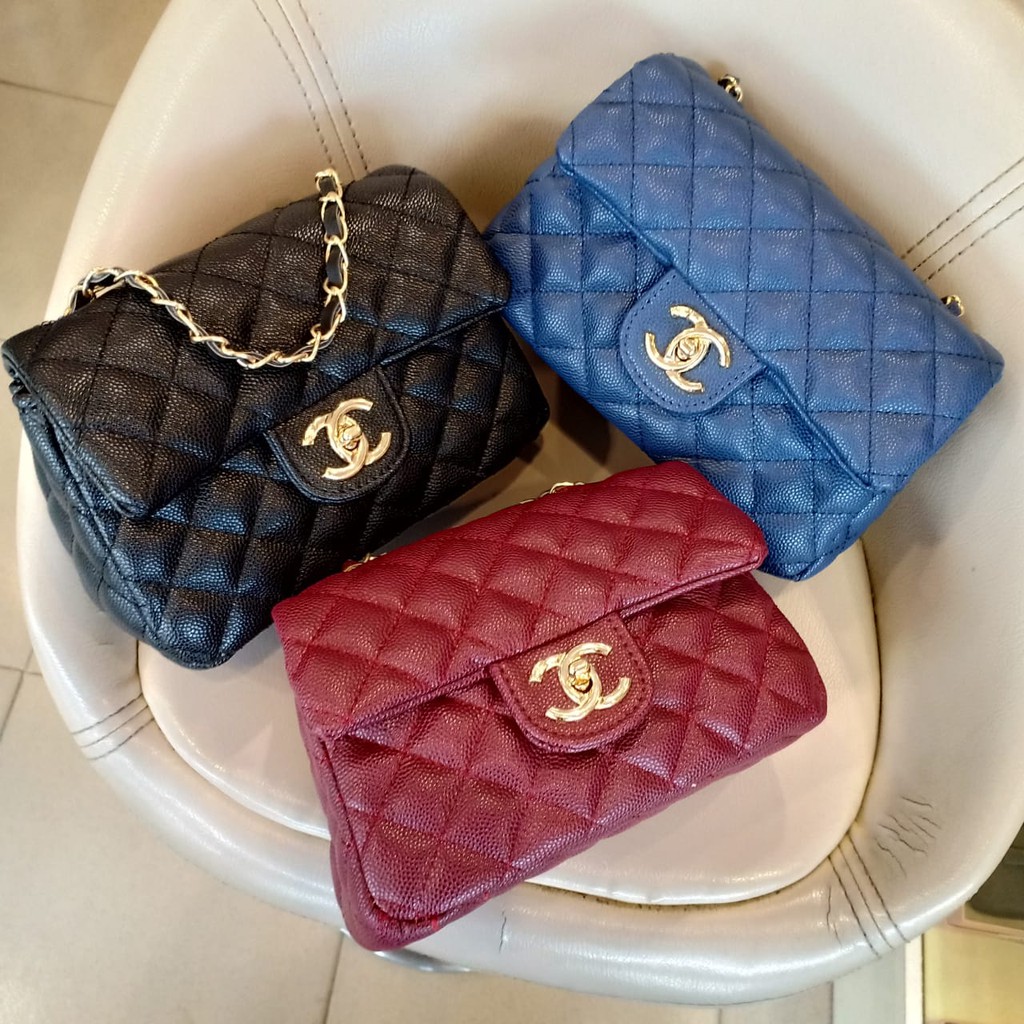 TAS SELEMPANG CHANEL CLASSIC 901 SLING BAG WANITA SLEMPANG TAS IMPORT BAG TAS MURAH TAS BRANDED