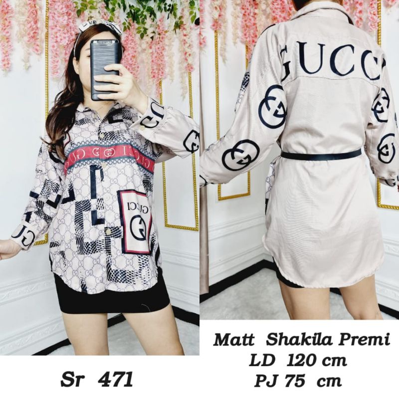 MAT Gucci/kemeja wanita import/atasan wanita import
