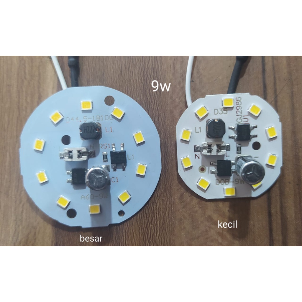 PCB Mata Lampu LED 9w KW1 Tanpa Driver - DOB LED AC 9 Watt Langsung 220V (ACR)