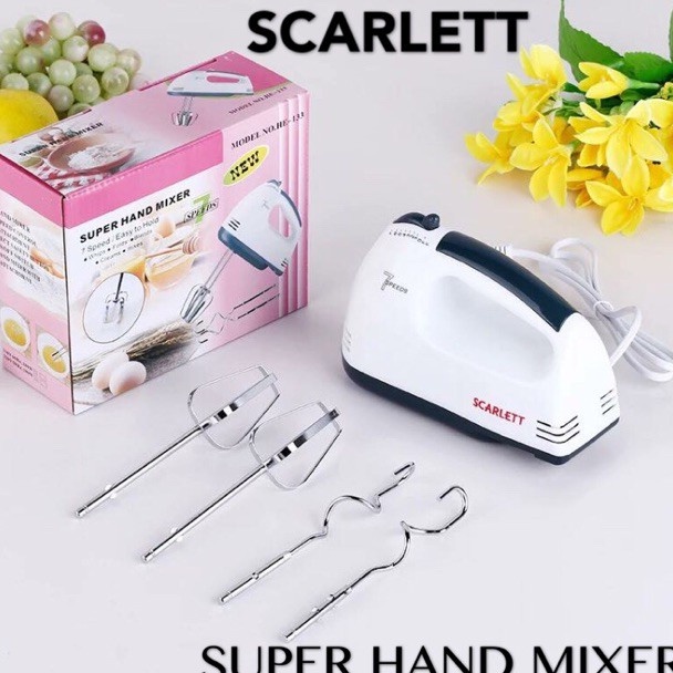 istanaonline [ Aozora ] Mixer Scarlett /sqrs Mixer Kue dengan 7 kecepatan