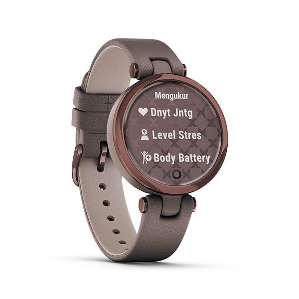 Garmin Lily - Leather Metal - Garansi Resmi TAM 2 Tahun