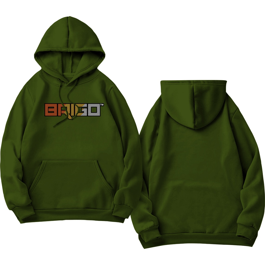 Sweater Hoodie BRIGO Sablon DTF Fleece Cotton  || BRIGO Jumper Hoodie  Slash 3D M-XXL (Pria &amp; Wanita) Free stiker&amp;Gantungan Kunci