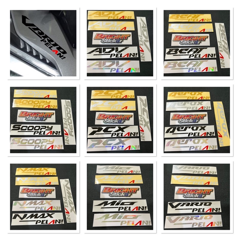 STICKER PCX PELAN NMAX PELAN VARIO PELAN BEAT PELAN DLL CUTTING