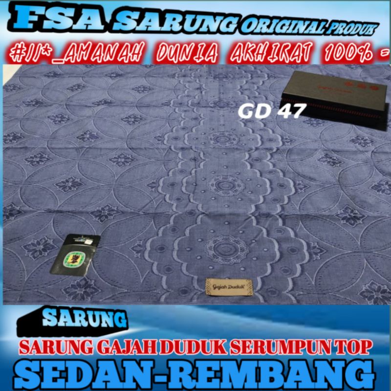 (COD ) SARUNG GAJAH DUDUK SERUMPUN TOP #GAJAH DUDUK #GAJAH DUDUK SONGKET TERMURAH