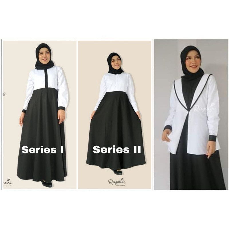 READY - GAMIS KERJA HITAM PUTIH ONE PIECE || GAMIS PDH ORI RIYANI