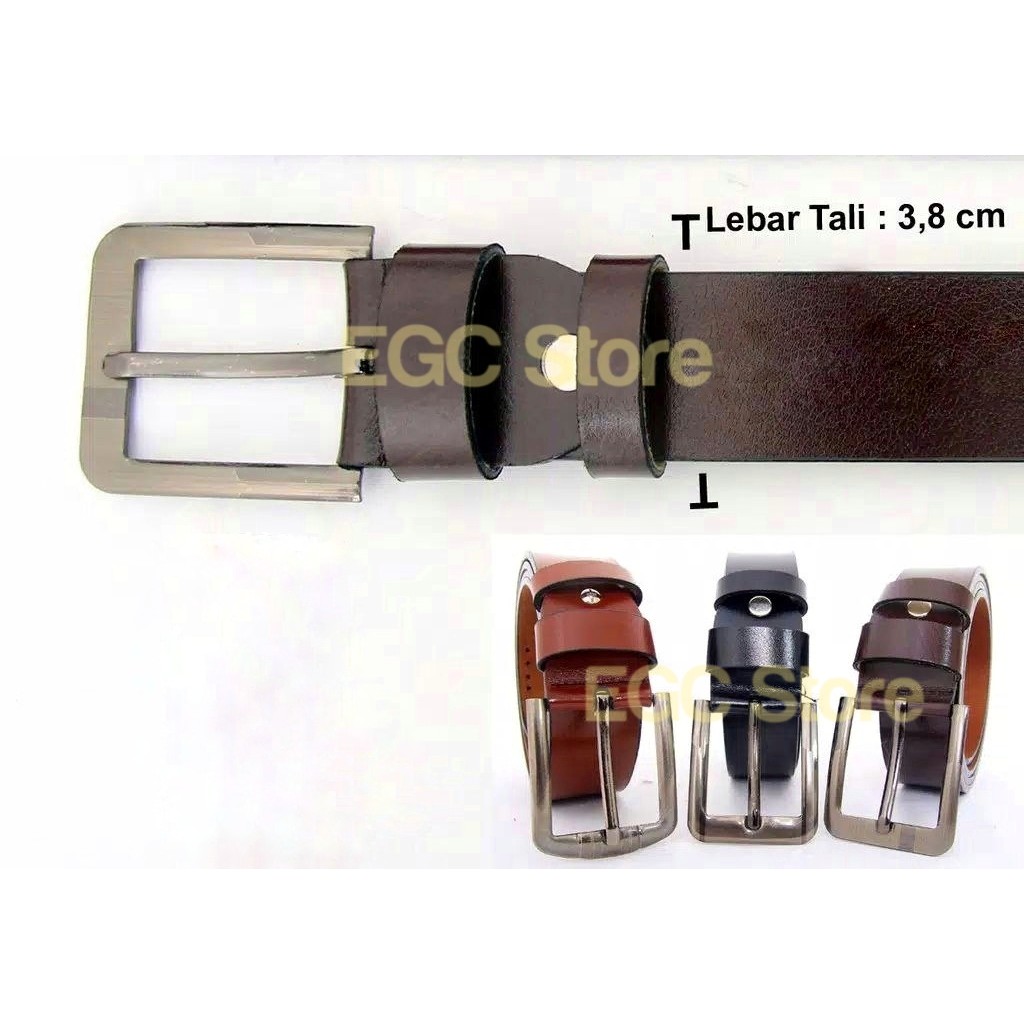 Ikat Pinggang Pria Import Korea Fashion Belt Ban Gasper Sabuk Cowo Kulit Men Belt - 40-BDZK-86