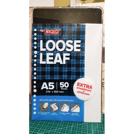 

Loose Leaf Bigboss A5 50 lembar/ Isi binder A5 Polos / plan