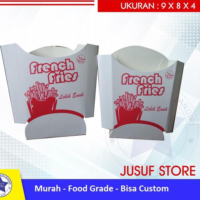 

Dus Kentang french fries foodgrade isi 100 pcs, , bisa custom Terbaik