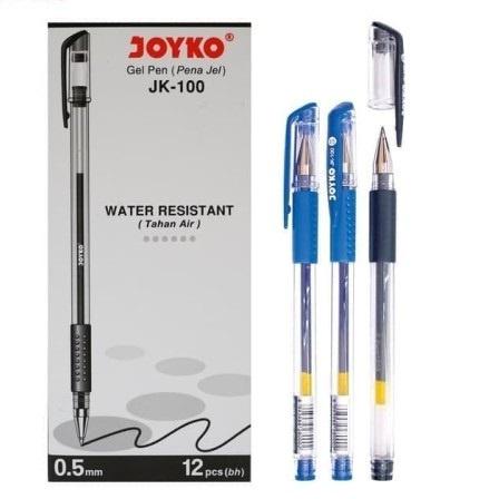 

☼ Pen Bolpen Gel JK-100 Joyko ( 12 PCS ) ー