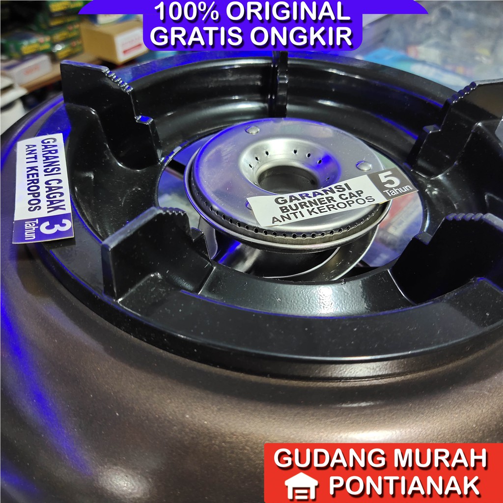 Kompor Hock 100 MD Mutiara Deluxe 1 tungku pemasak acara tahan beban berat WArna Random