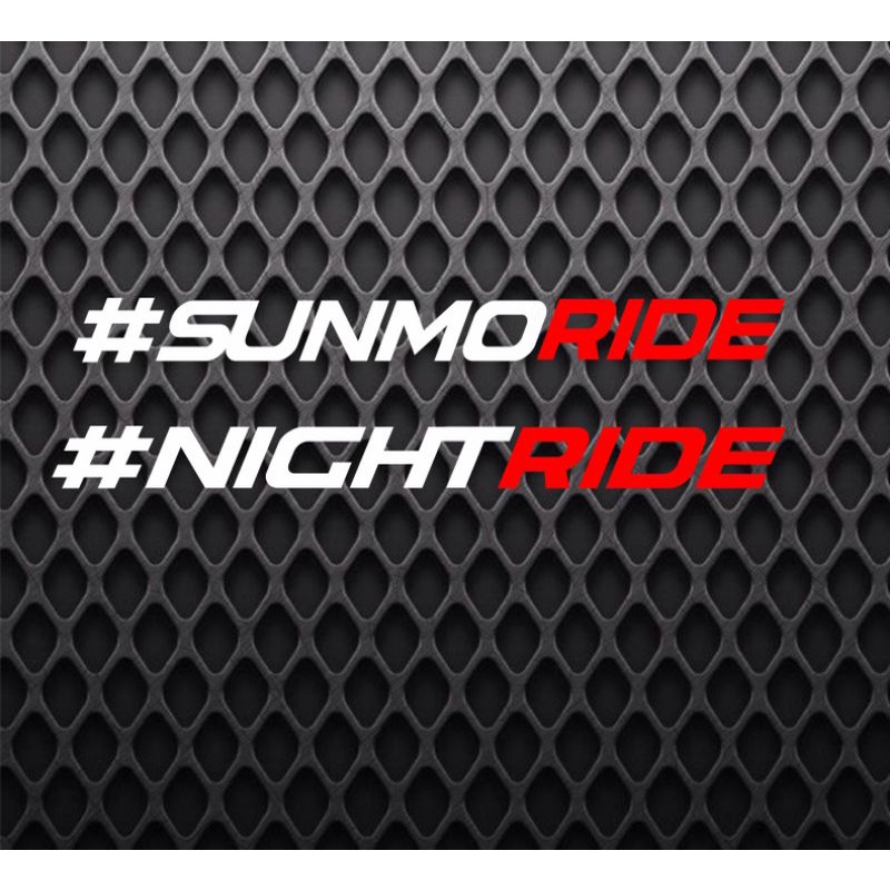 cutting sticker #sunmoride#nightride