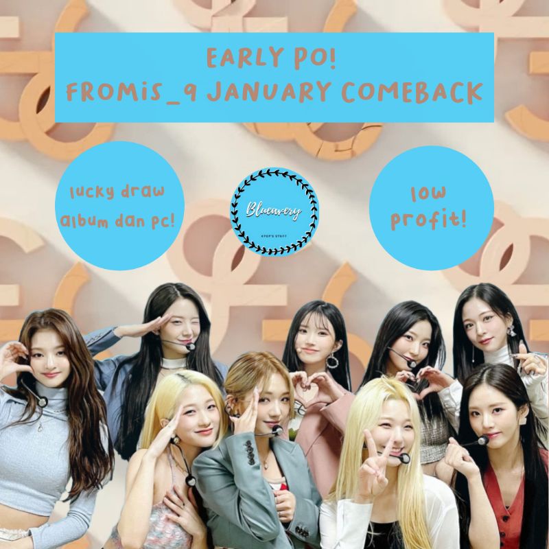 [PELUNASAN JEWEL LD2 WEVERSE] fromis_9 4th mini album - Midnight Guest Sealed Murah Saerom Hayoung J