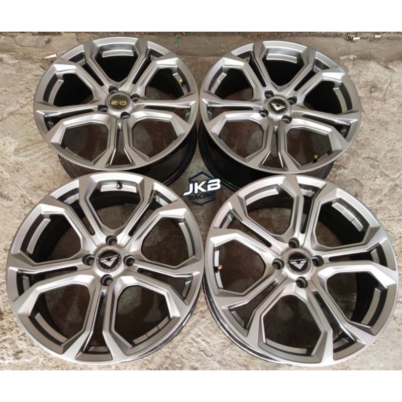 Velg Mobil Bekas Troce Ring 17 lebar 7 pcd 4-100 et 43 untuk Brio calya ayla agya dll