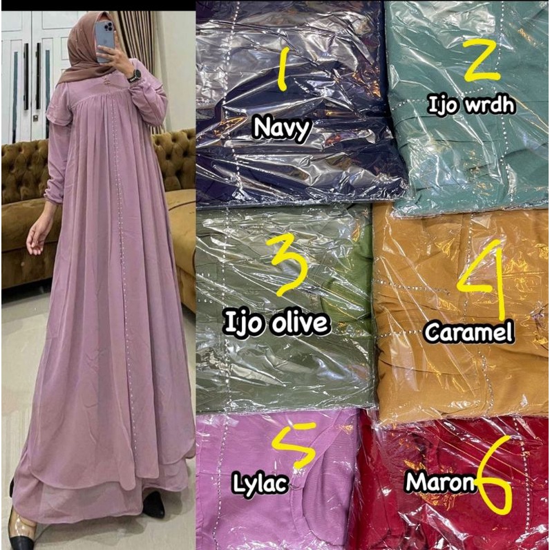DRESS SABYAN PAYET ANDINI. DRESS SABIYAN PAYET ANDINI. GAMIS CERUTY PAYET ANDINI. GAMIS SERUTY PAYET