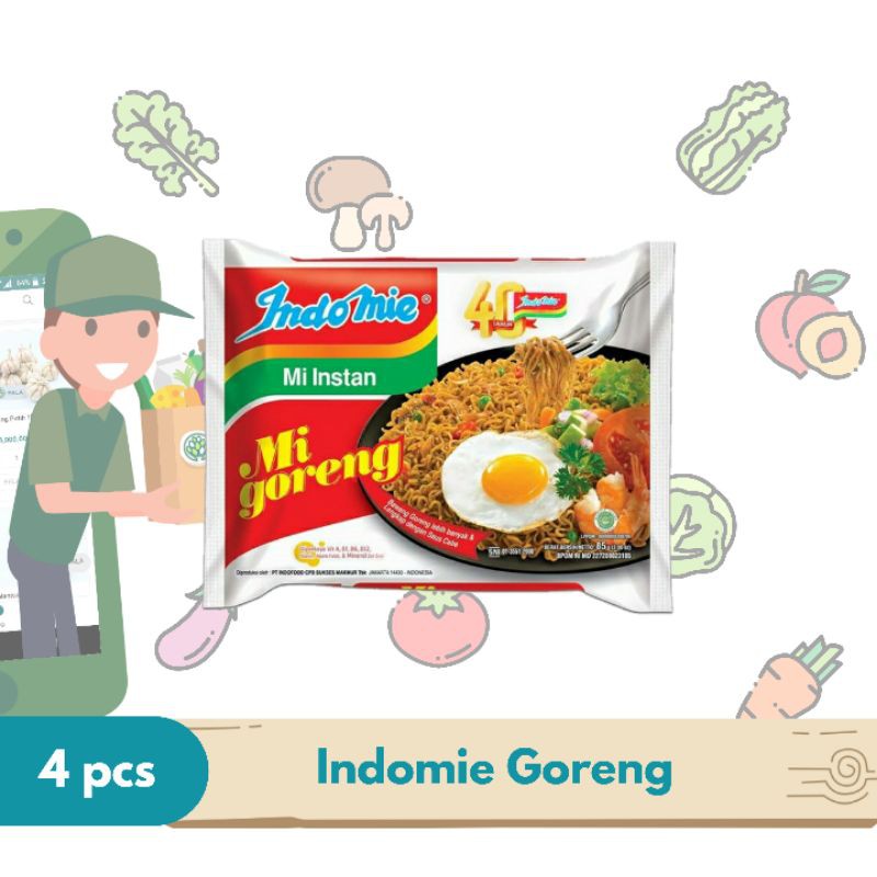 Jual Indomie Goreng Isi 4 | Shopee Indonesia