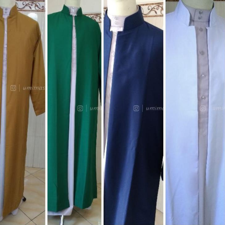 Best Seller.. Jubah luar/luaran gamis premium - Jubah belah - katun - ala Habaib