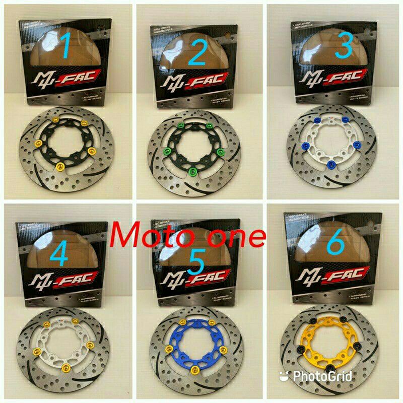 Disc mufac brake 220mm disc piringan depan 5 lubang vario 150