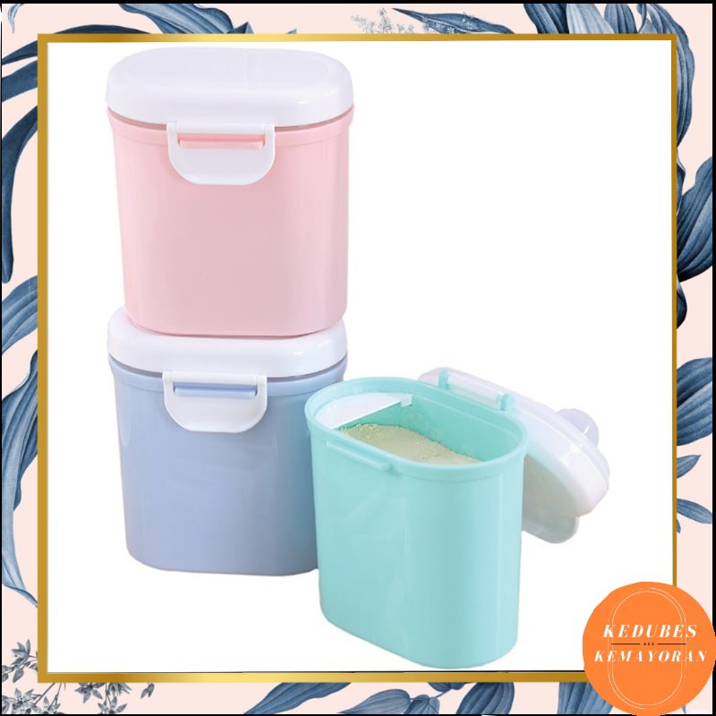 Tempat Susu Kotak Penyimpanan Susu Bubuk Bayi Portable  Anti Tumpah