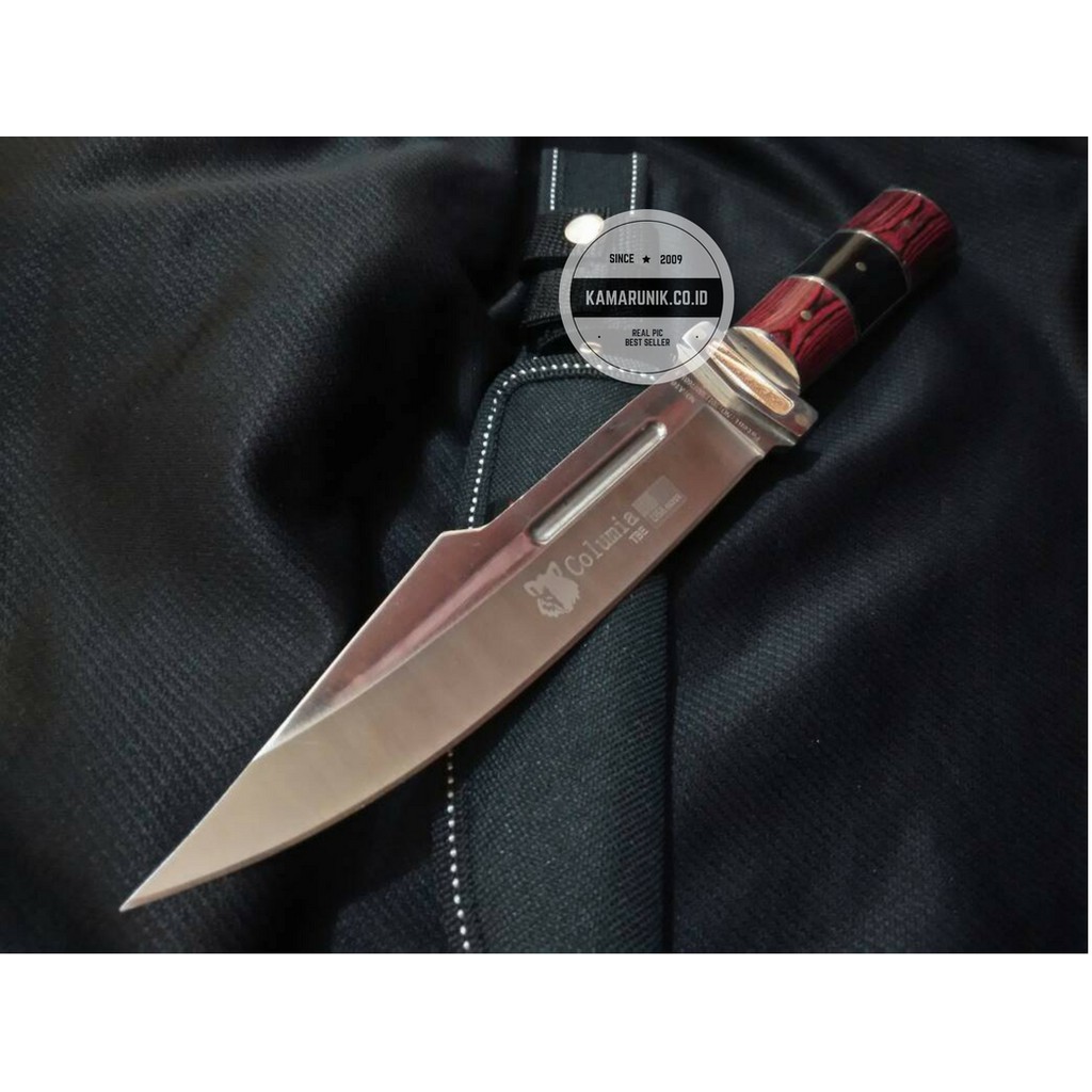 Best Item PISAU COLUMBIA S4ANGKUR SABER A16 HUNTING BERBURU FIXED KNIFE SURVIVAL