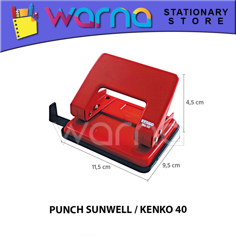 

ALAT PEMBOLONG/ PELUBANG/ PUNCH/ PERFERATOR KERTAS TANGGUNG N0.40