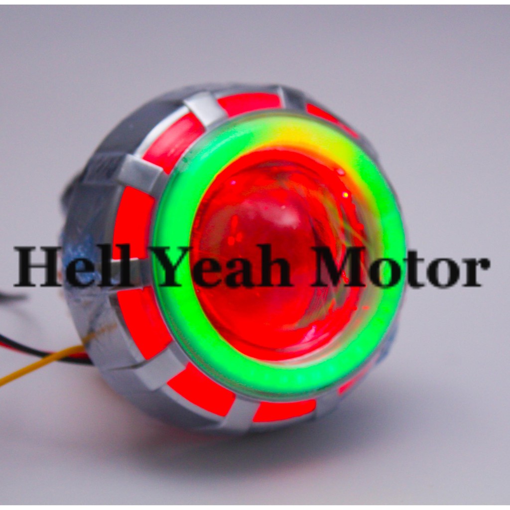 Lampu Utama Headlamp LED Projie Model Bulat AE & DE Motor