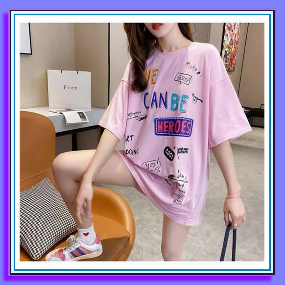 Cod Kaos Atasan Wanita Dewasa Smile Kaos Lucu Kaos Cewek Kaos Combed Kaos Oversize Kaos Jumbo Kaos D