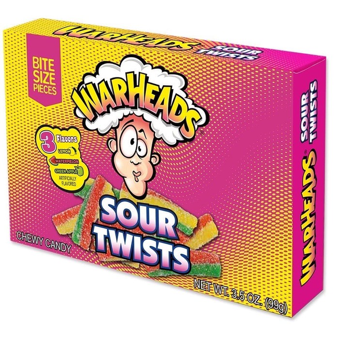 

Warheads Sour Twists Permen Asem Asam - Sour Twists
