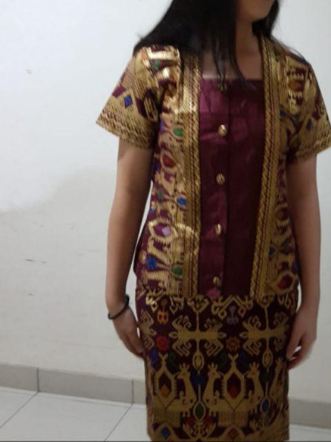 Qnunbatik Dress/terusan Batik Anak Perempuan Narita Prodo