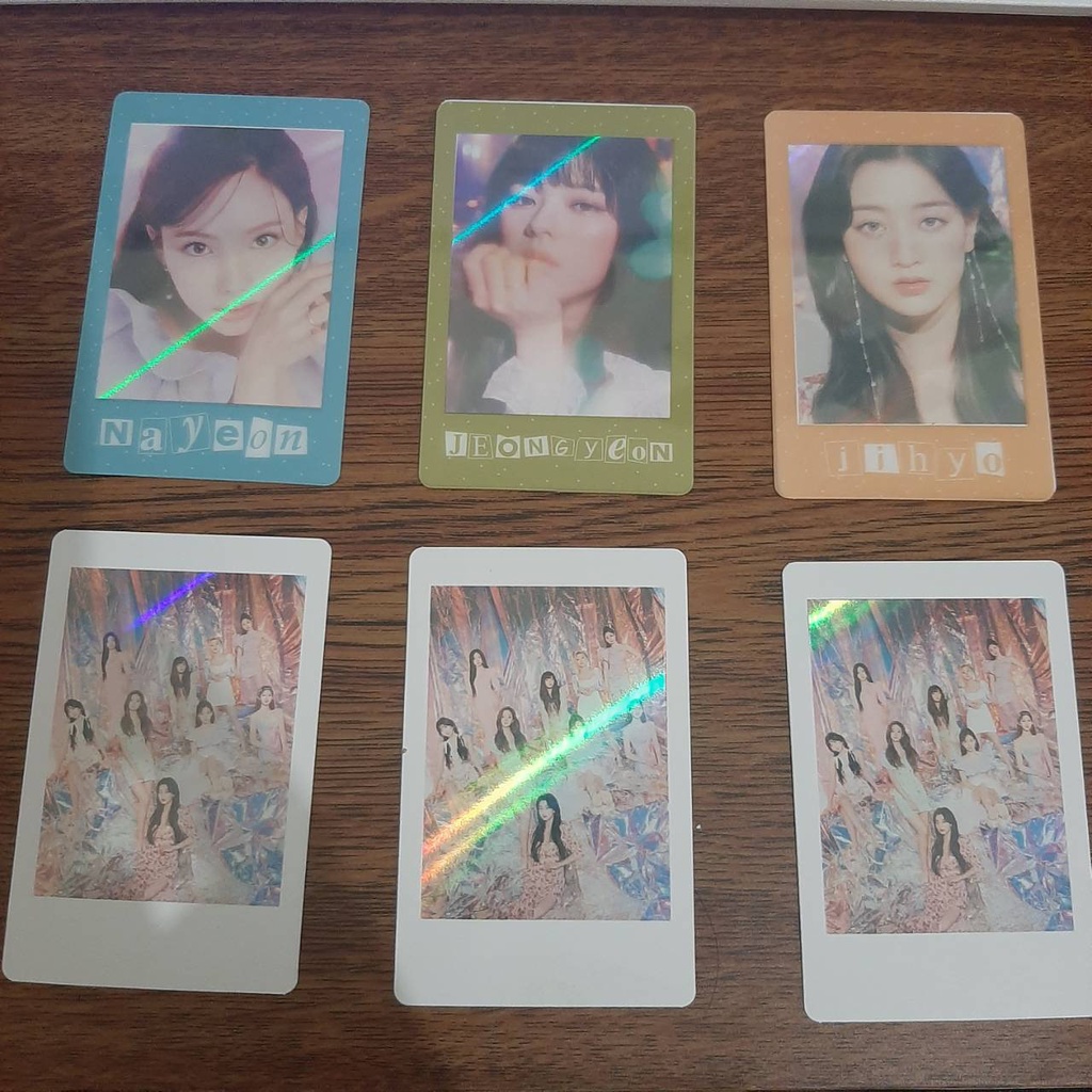 TWICE WITHDRAMA BENEFIT PHOTOCARD TASTE OF LOVE NAYEON, JIHYO, JEONGYEON