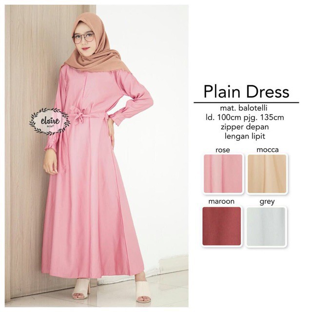 DRESS GAMIS MUSLIMAH FASHION WANITA HIJAB HITS SELEBGRAM