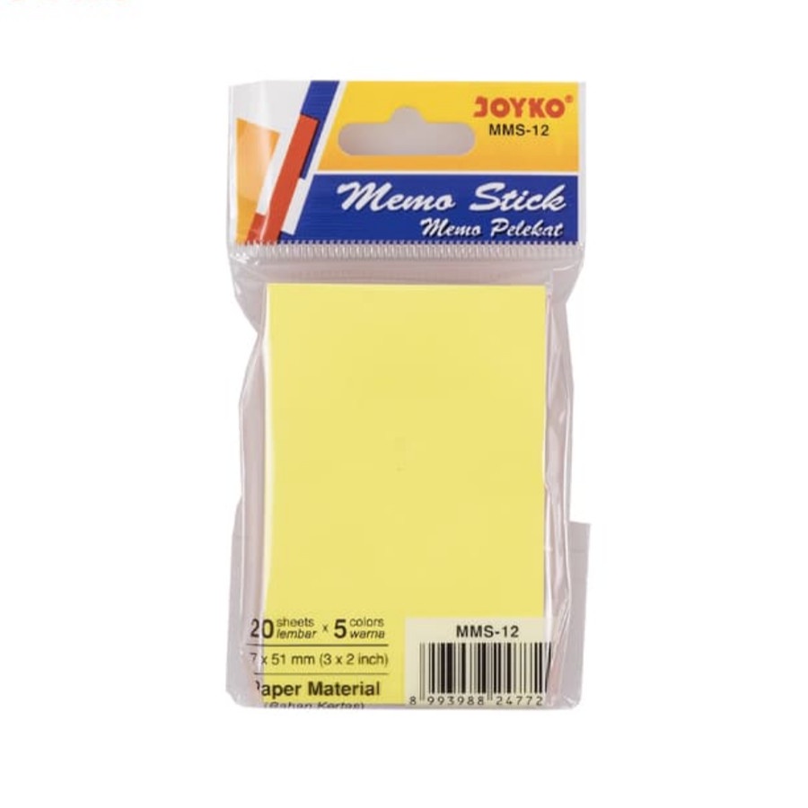 

Memo Stick Sticky Note Joyko MMS-12 Kertas Memo Memo Tempel