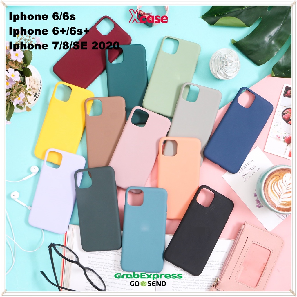 Matte Silicone Soft Case (2) for iPhone 6 7 8 PLUS X XS XR 11 12 MINI PRO MAX