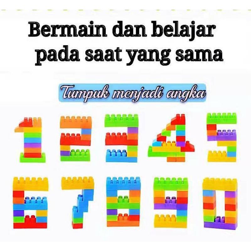 mainan balok susun / mainan lego / mainan educate/mainan