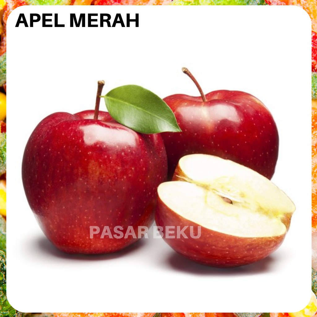 

(Khusus AREA SUMBAR) Buah Apel Merah Washington 500gr Fresh Pasar Beku Padang