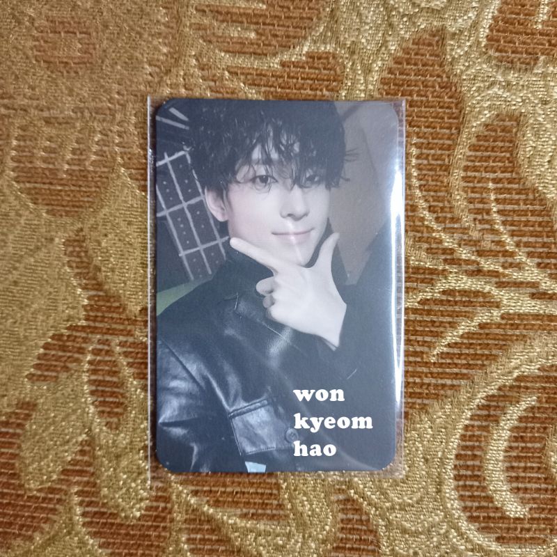 PHOTOCARD PC YOU MADE MY DAWN YMMD LOGO WONWOO