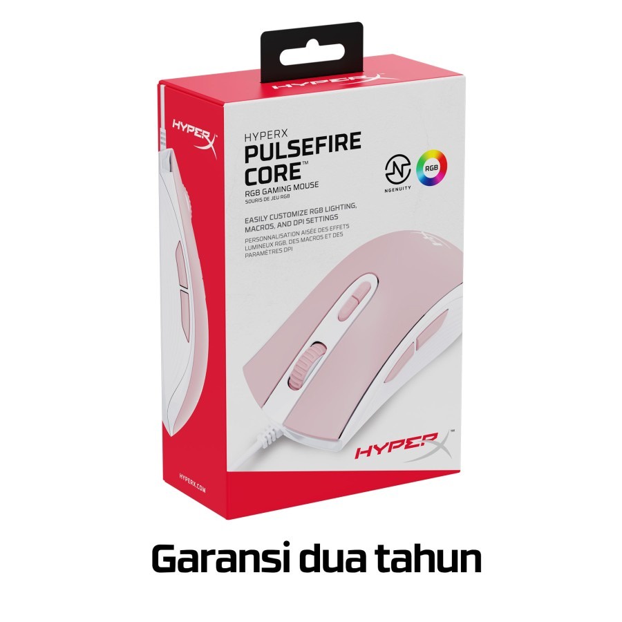 HyperX Pulsefire Core Pink/ White - Mouse