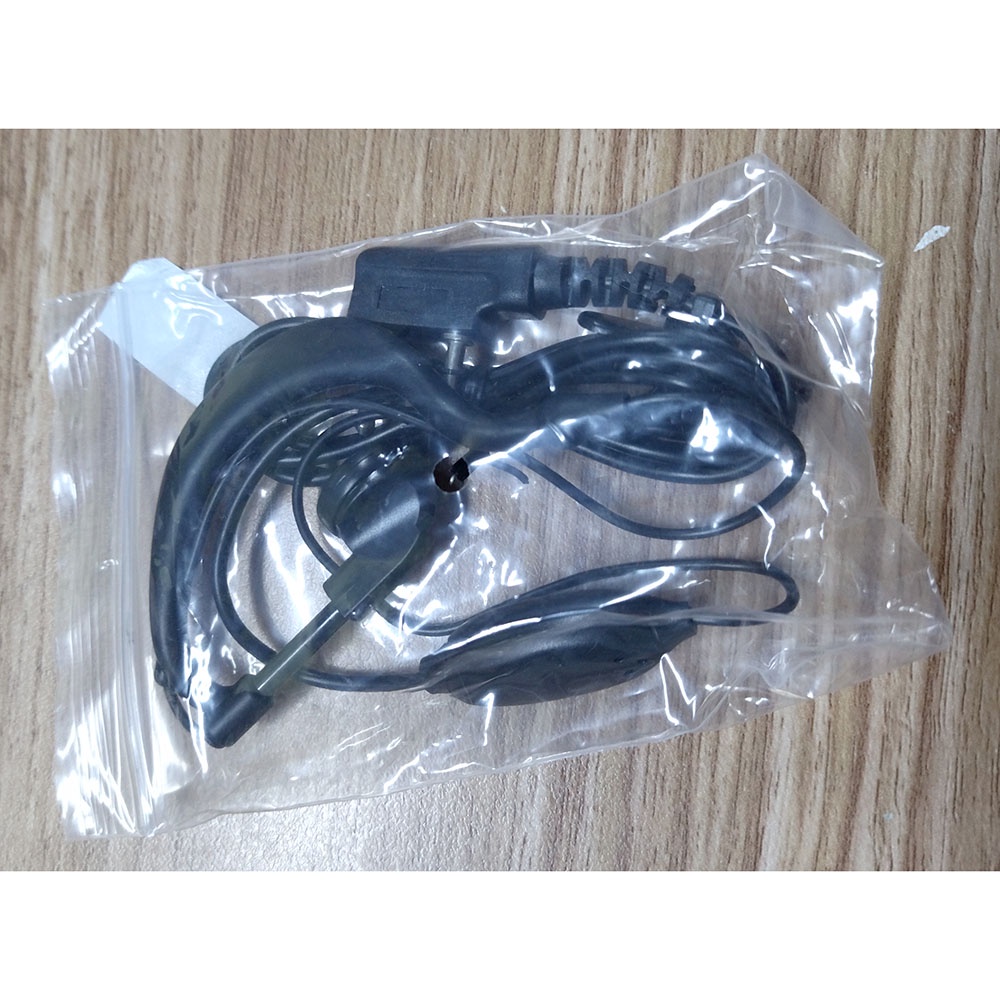 Headset Earphone untuk Walkie Talkie - K0459 - OMSK5JBK Black