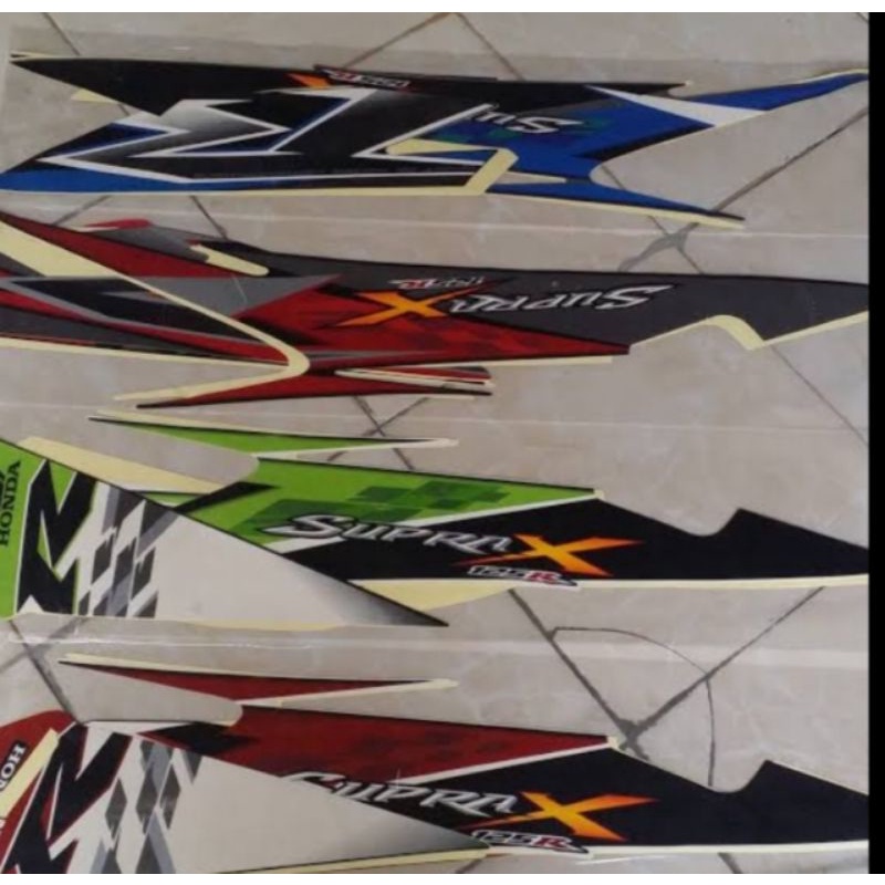list bodi supra x 125 sticker body supra x 125 striping body supra x 125 betmen