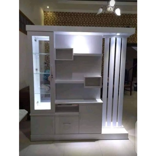 PARTISI PENYEKAT RUANGAN KAYU JATI