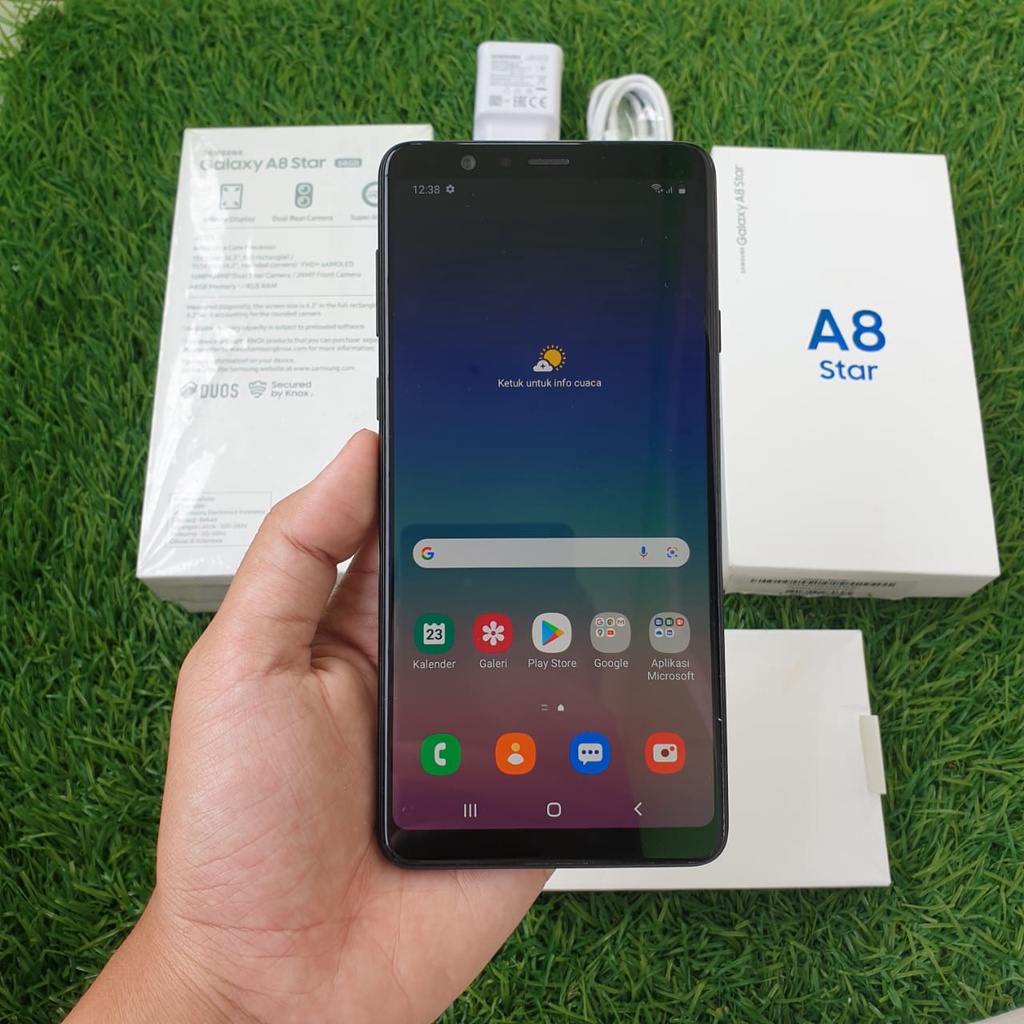 SAMSUNG A8 STAR SECOND 4/64 GB HP SECOND HANDPHONE SECOND HP SEKEN HP BEKAS HP MURAH