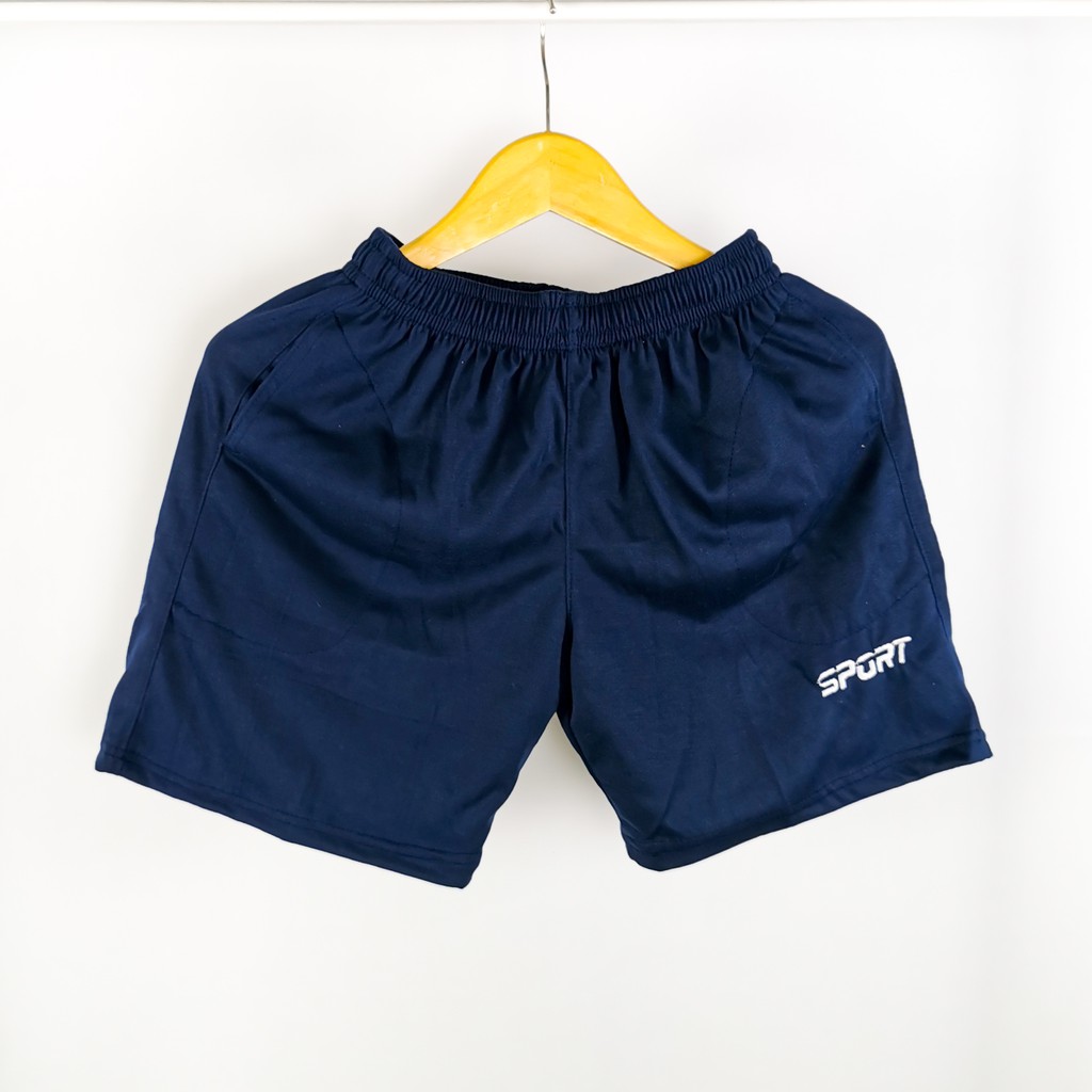 Celana Pendek Pria Boxer Distro Santai Polos Sport